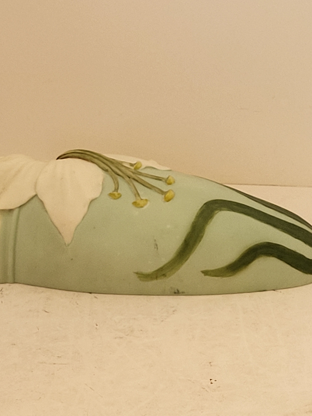 Vintage Ibis&Orchid Designs Wall Pocket Vase White Lily #103 - Picture 2 of 5